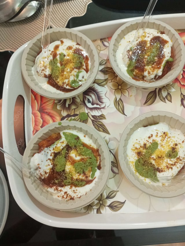 Delicious Aloo Tikki Chaat prepared by COOX