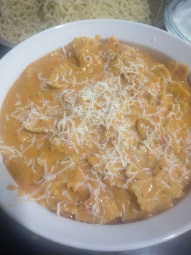 Delicious Pasta in Pink Sauce prepared by COOX