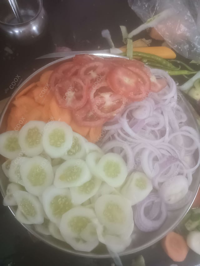 Delicious Salad, Papad prepared by COOX