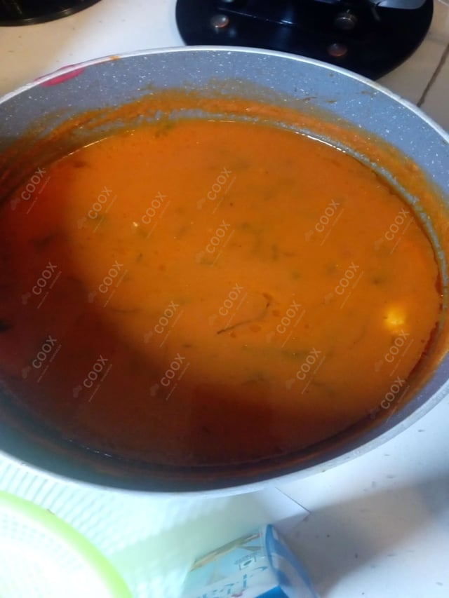 Delicious Tomato Basil Soup prepared by COOX