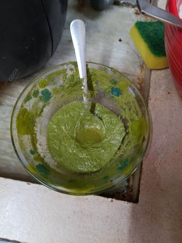 Delicious Green Chutney prepared by COOX