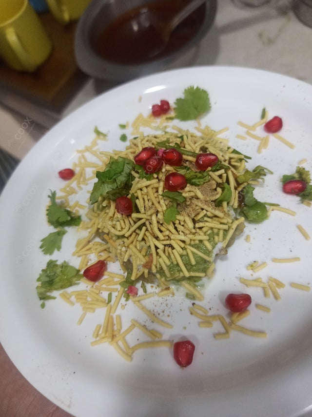 Delicious Aloo Tikki Chaat prepared by COOX