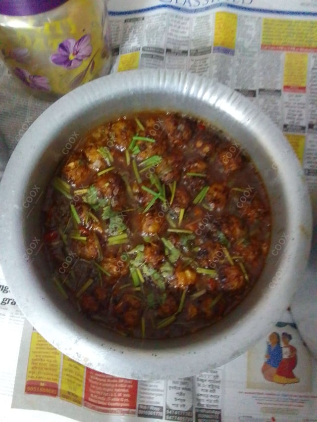 Delicious Veg Manchurian (Gravy) prepared by COOX