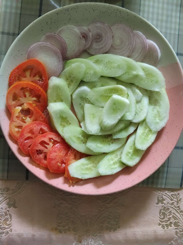 Delicious Salad, Papad prepared by COOX