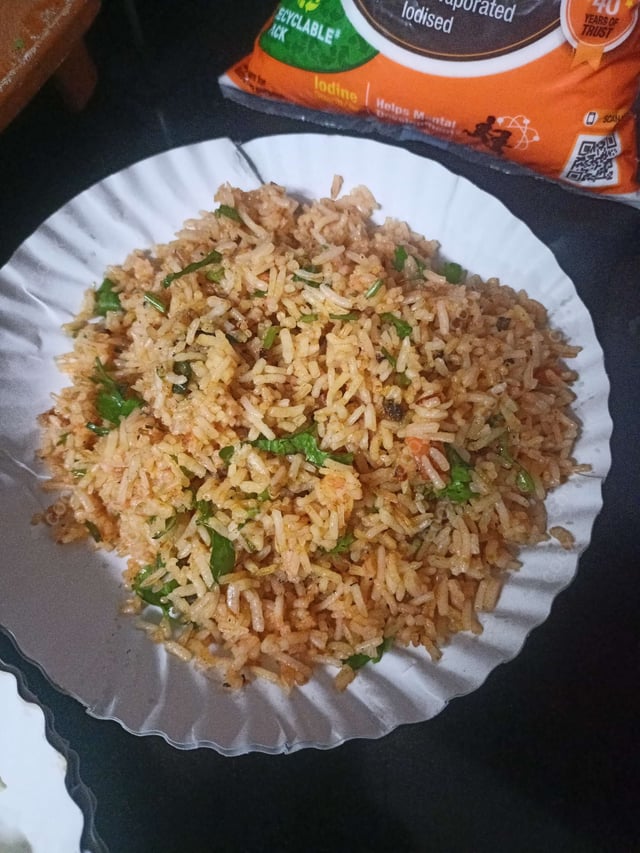Delicious Veg Fried Rice prepared by COOX