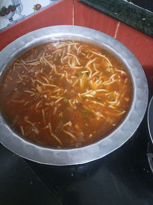 Delicious Vegetable Manchow Soup prepared by COOX