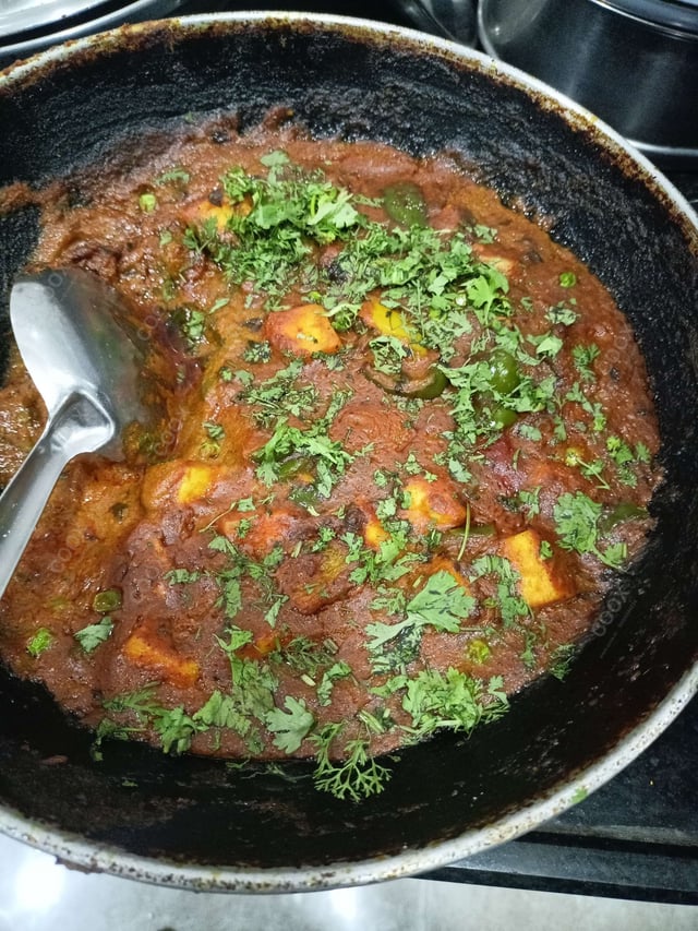 Delicious Kadhai Paneer prepared by COOX