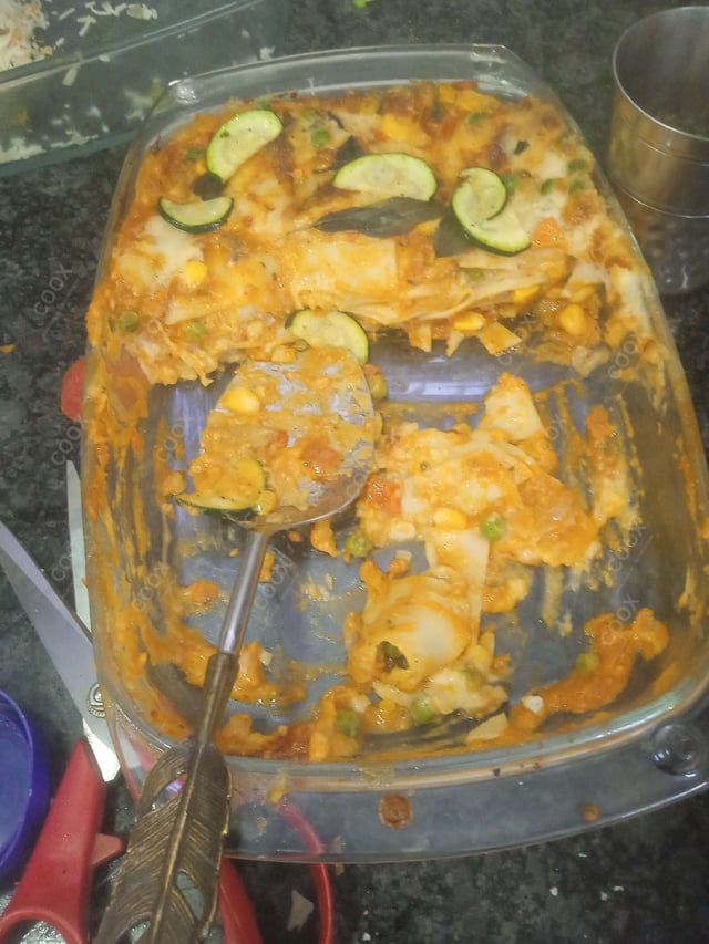Delicious Veg Lasagna prepared by COOX