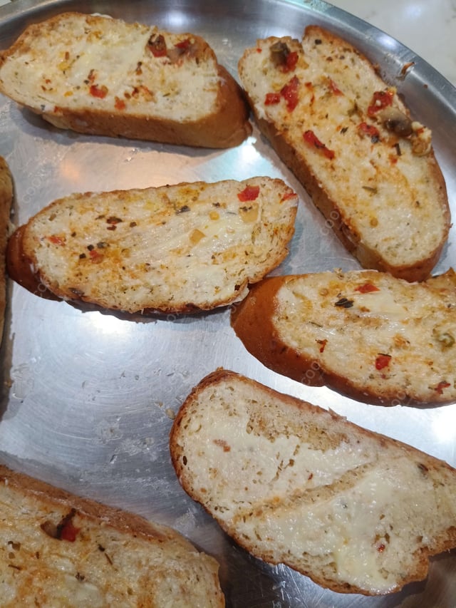 Delicious Tomato Mushroom Bruschetta prepared by COOX