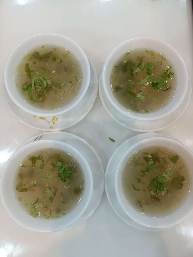 Delicious Lemon Coriander Soup prepared by COOX