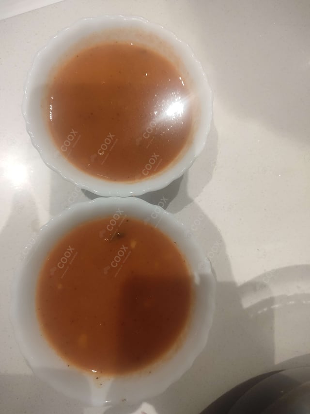 Delicious Tomato Basil Soup prepared by COOX