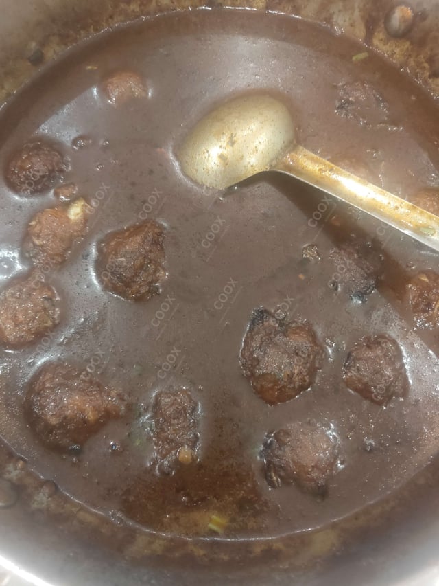 Delicious Veg Manchurian (Gravy) prepared by COOX