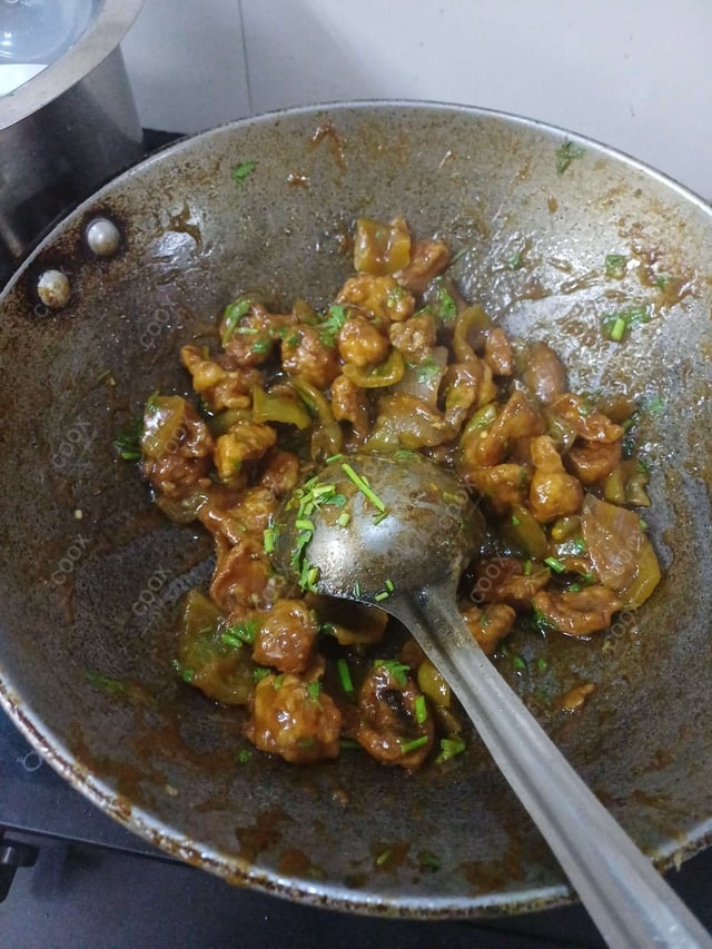 Delicious Chilli Mushroom prepared by COOX