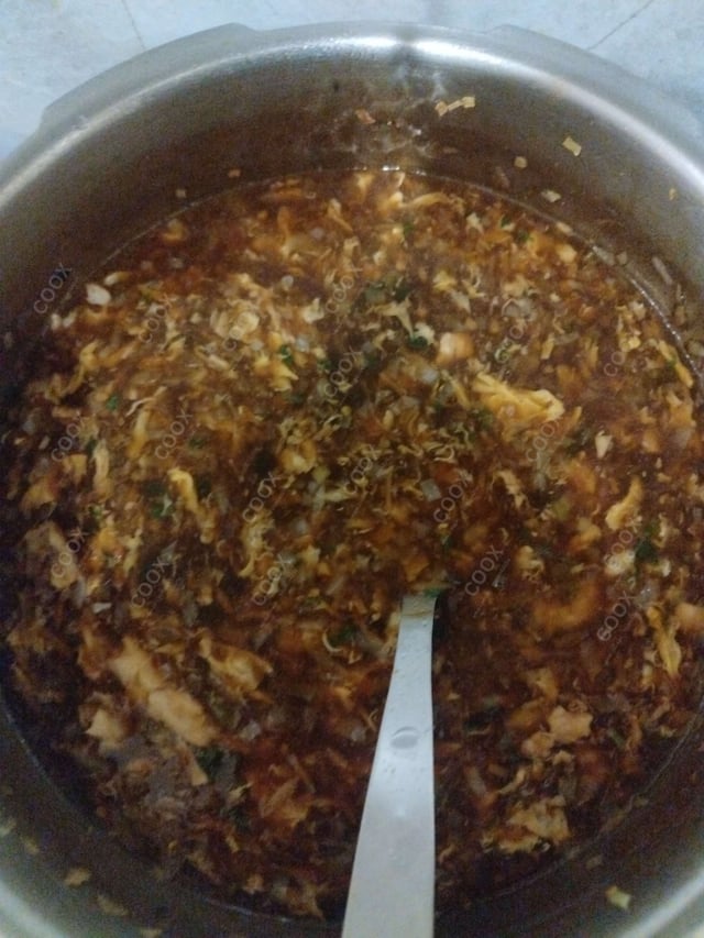 Delicious Chicken Manchow Soup prepared by COOX