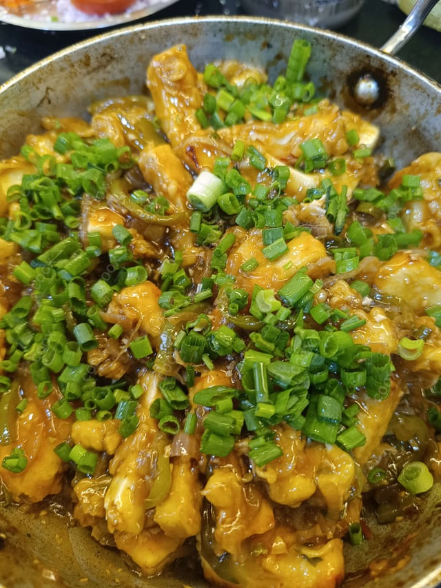Delicious Chilli Paneer (Dry) prepared by COOX