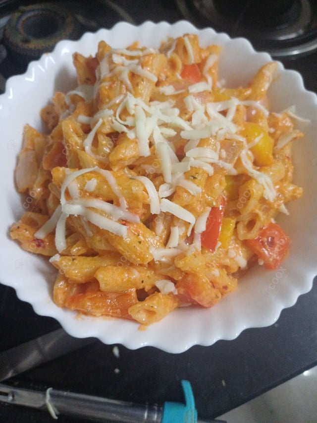 Delicious Pasta in Pink Sauce prepared by COOX
