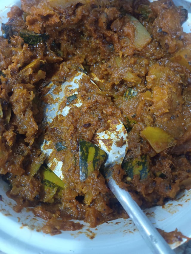 Delicious Kaddu ki Sabzi (Sitafal) prepared by COOX