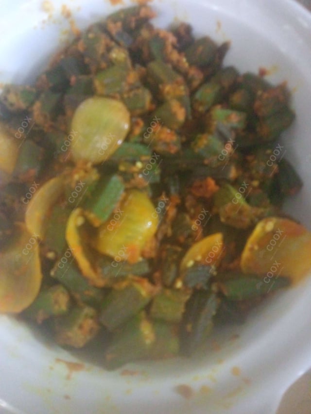 Delicious Bhindi do Pyaza prepared by COOX