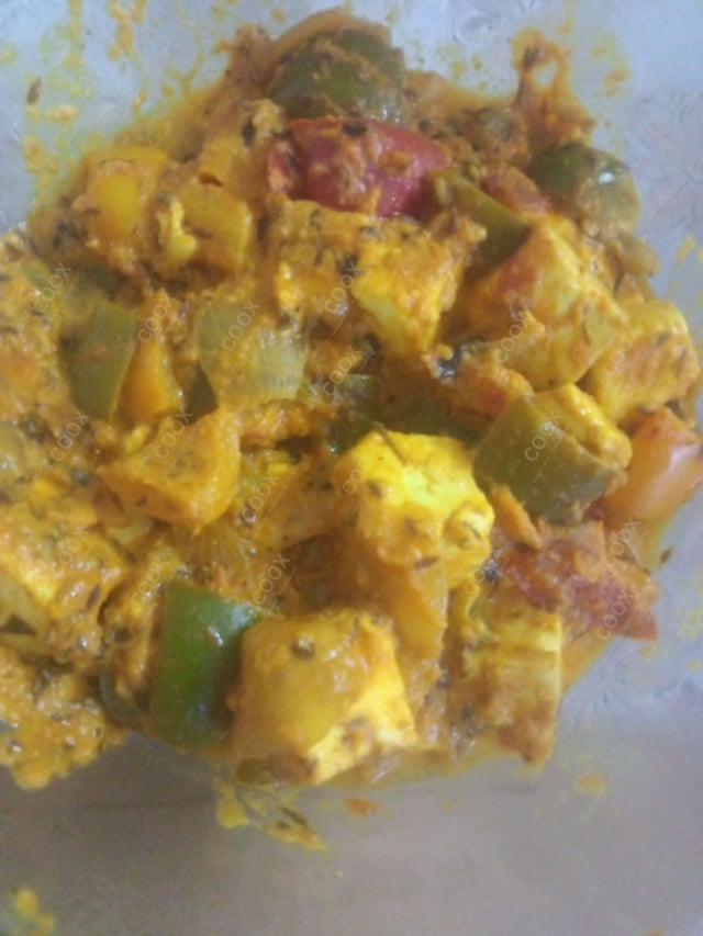 Delicious Kadhai Paneer prepared by COOX