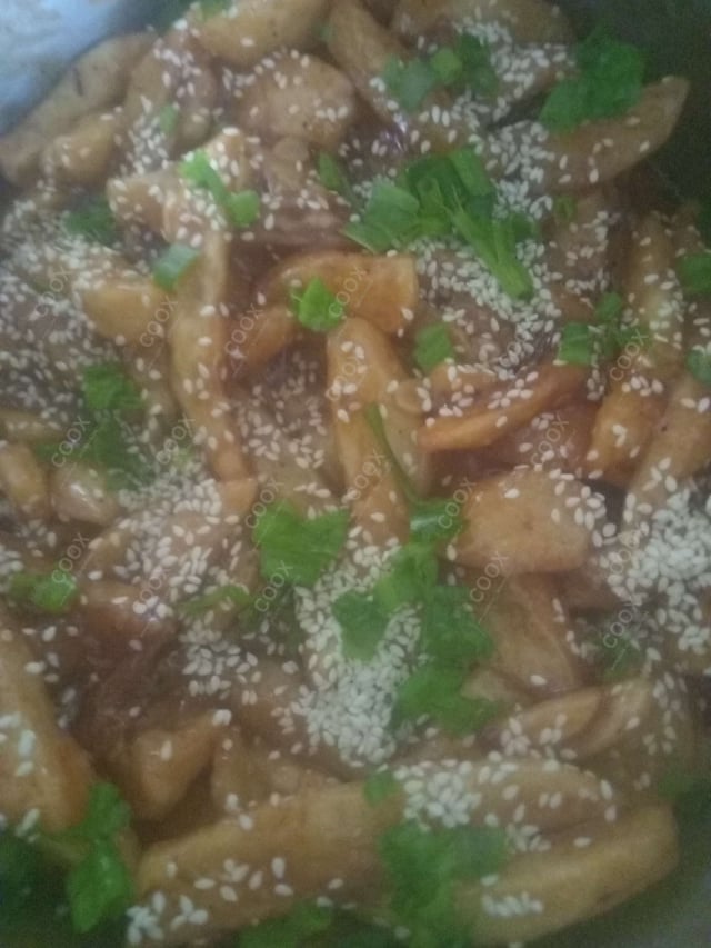Delicious Honey Chilli Potato prepared by COOX