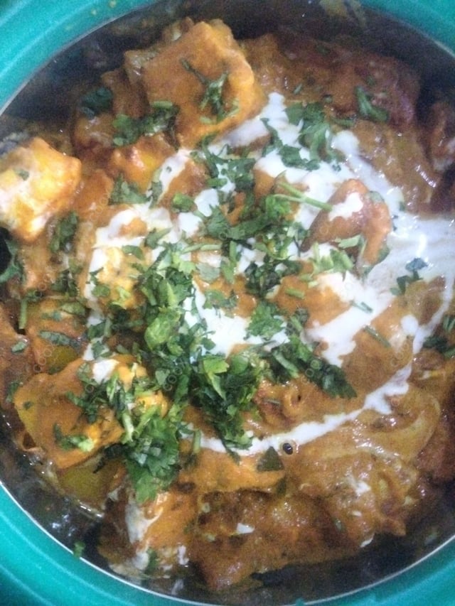 Delicious Kadhai Paneer prepared by COOX