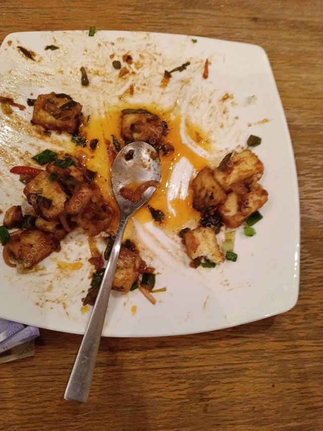 Delicious Ragda Pattice prepared by COOX
