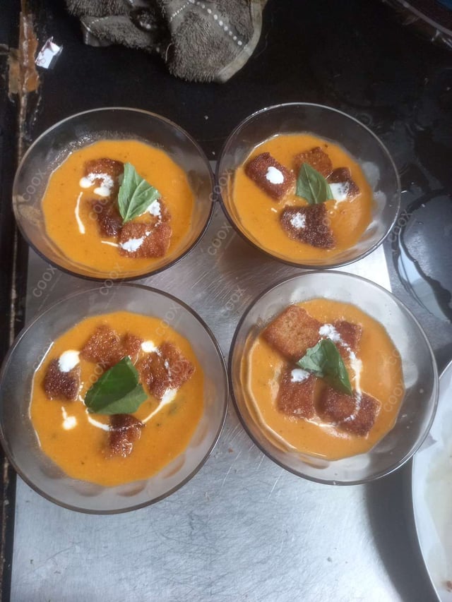 Delicious Tomato Basil Soup prepared by COOX