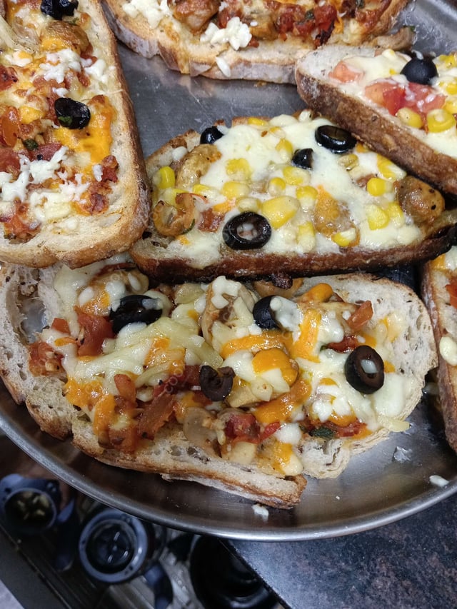 Delicious Tomato Mushroom Bruschetta prepared by COOX