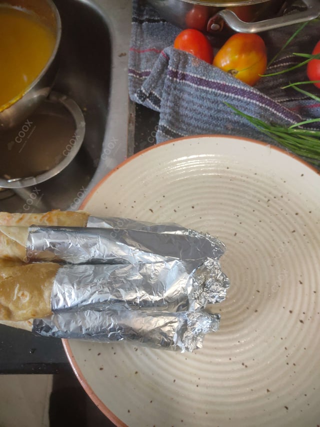 Delicious Veg Kathi Rolls prepared by COOX