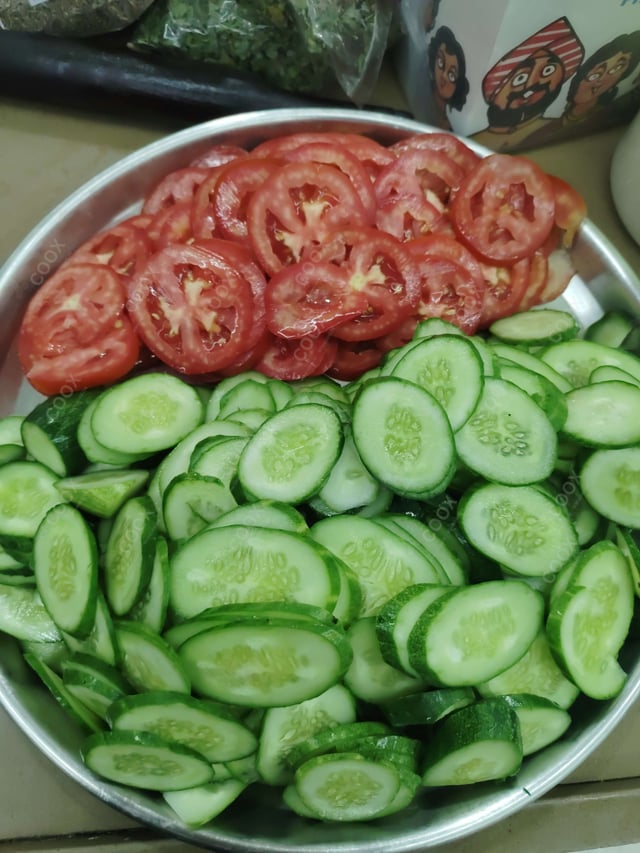 Delicious Salad, Papad prepared by COOX