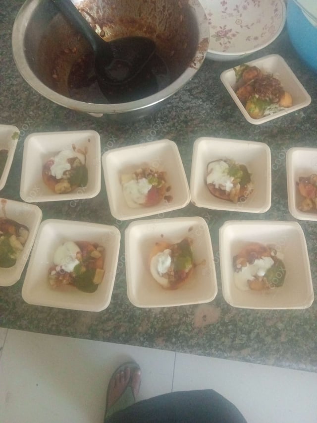 Delicious Papdi Chaat prepared by COOX