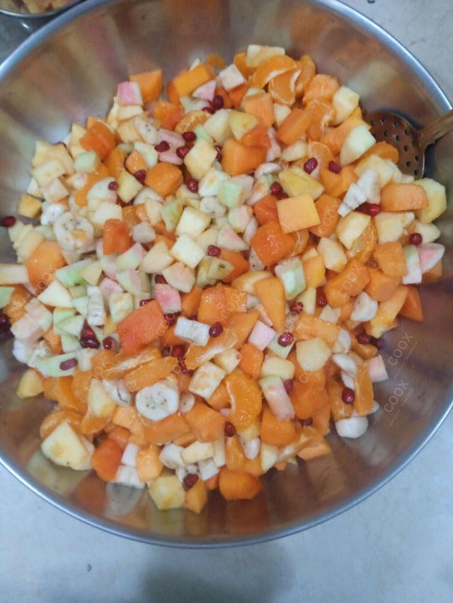 Delicious Fruit Chaat prepared by COOX