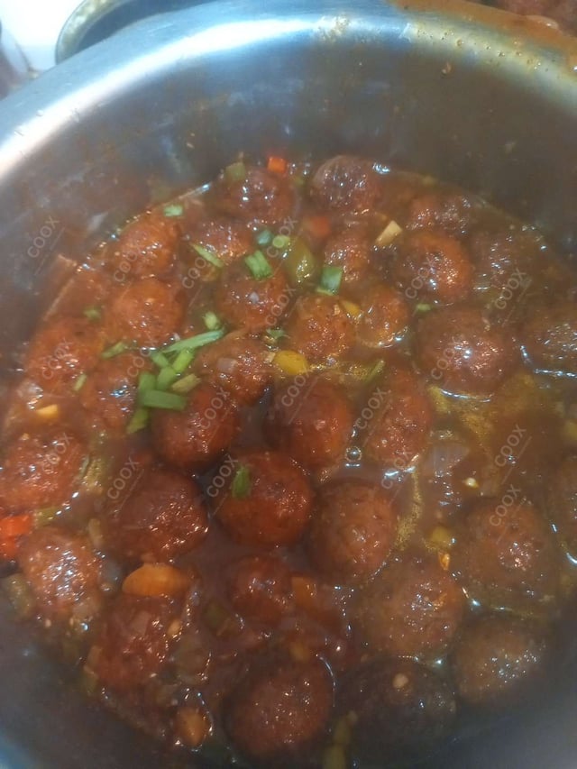 Delicious Veg Manchurian (Gravy) prepared by COOX