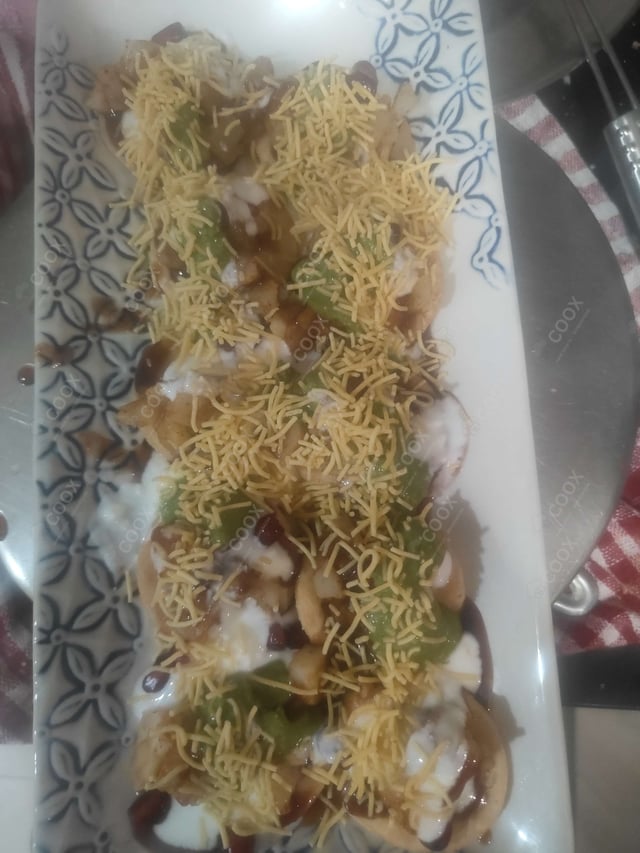 Delicious Papdi Chaat prepared by COOX