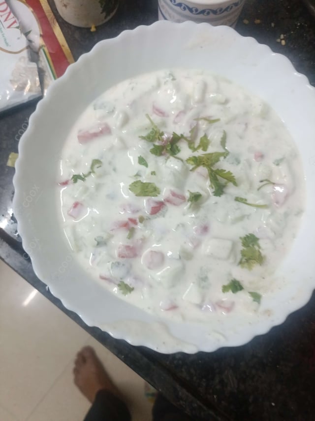 Delicious Mix Veg Raita prepared by COOX