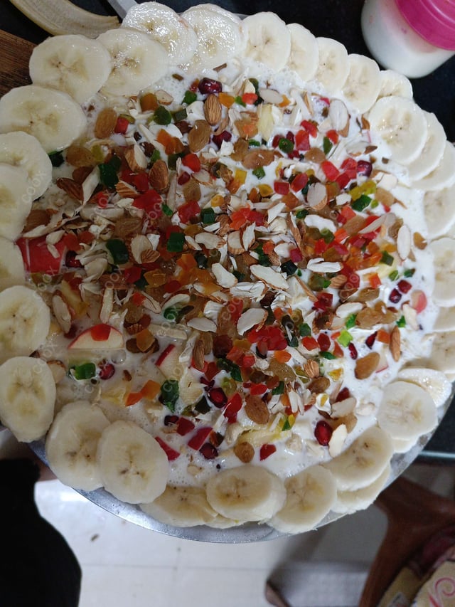 Delicious Fruit Cream prepared by COOX