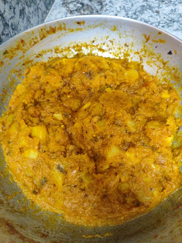 Delicious Kaddu ki Sabzi (Sitafal) prepared by COOX