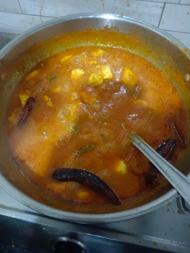 Delicious Kadhai Paneer prepared by COOX
