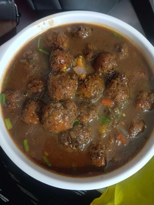 Delicious Veg Manchurian (Gravy) prepared by COOX
