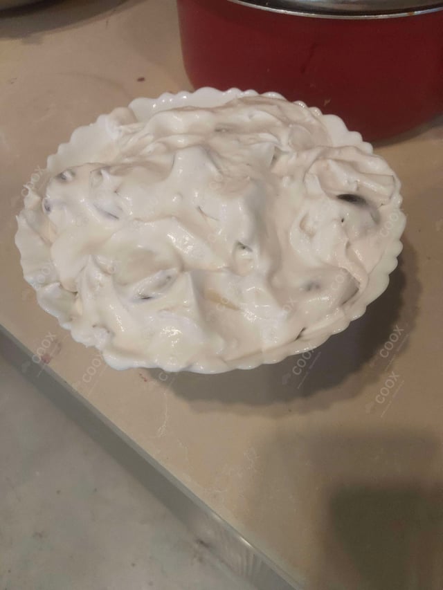 Delicious Fruit Cream prepared by COOX