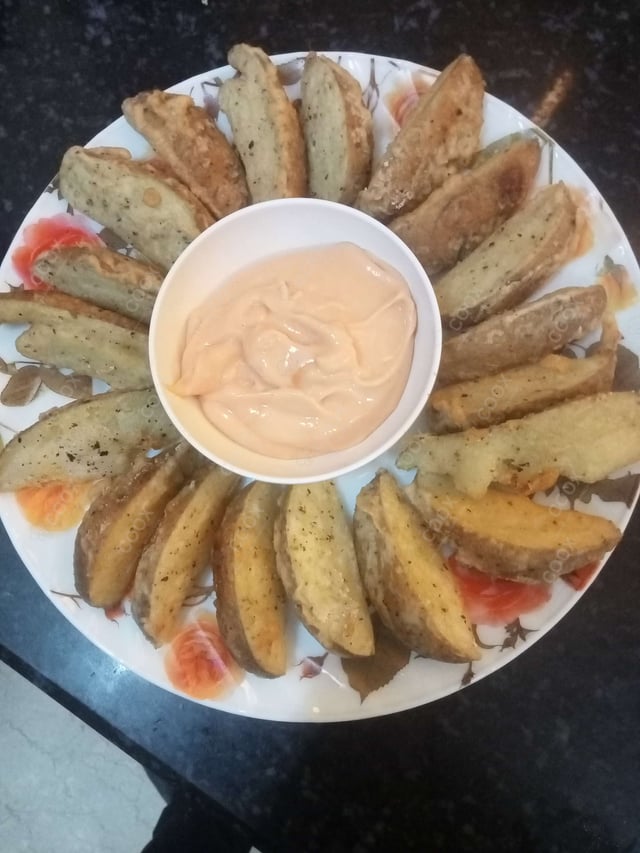 Delicious Potato Wedges prepared by COOX