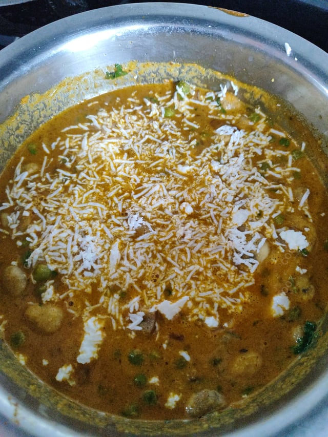 Delicious Matar Mushroom prepared by COOX