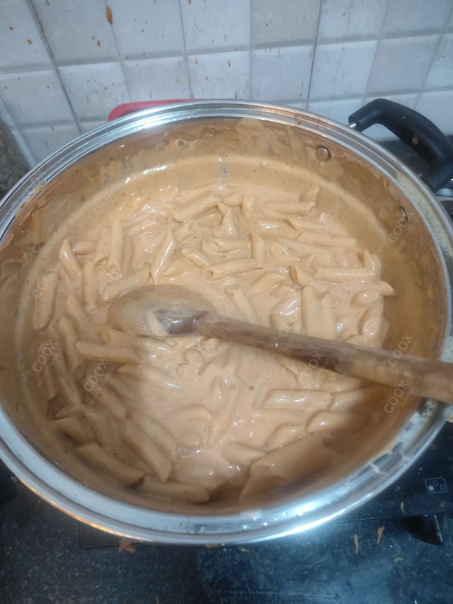 Delicious Pasta in Pink Sauce prepared by COOX