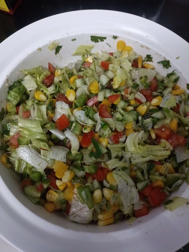 Delicious American Corn Salad prepared by COOX