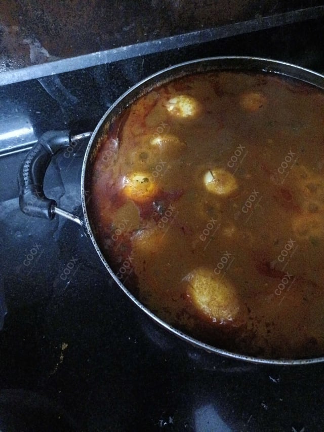 Delicious Egg Curry prepared by COOX