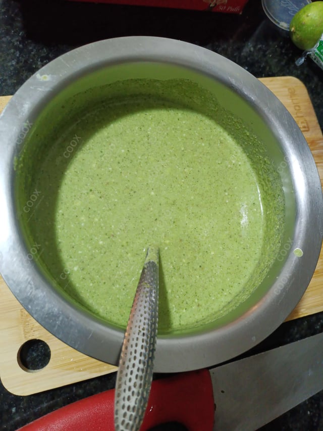 Delicious Green Chutney prepared by COOX