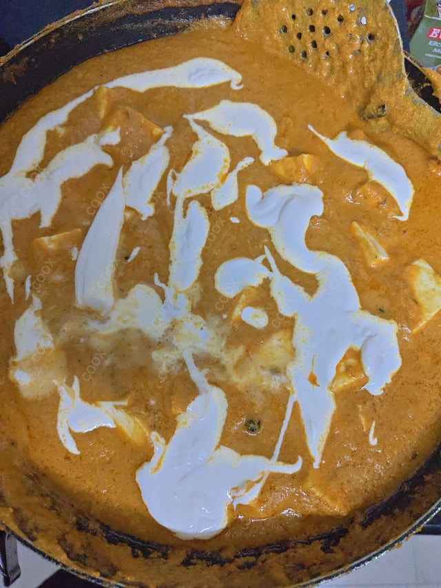 Delicious Paneer Lababdar prepared by COOX