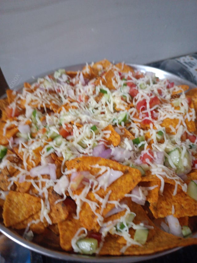 Delicious Cheese Nachos prepared by COOX