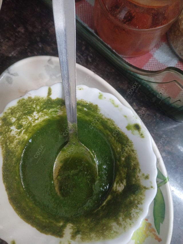 Delicious Green Chutney prepared by COOX