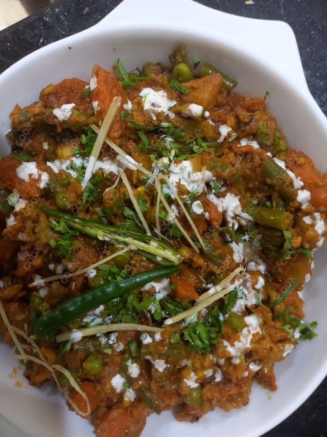 Delicious Mix Veg prepared by COOX